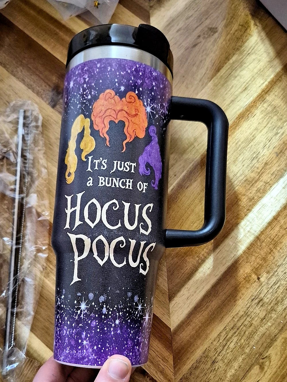Hocus Pocus Sanderson tumbler set Purple & White
